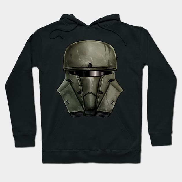 Tank Trooper - Olive Hoodie by Gloomlight